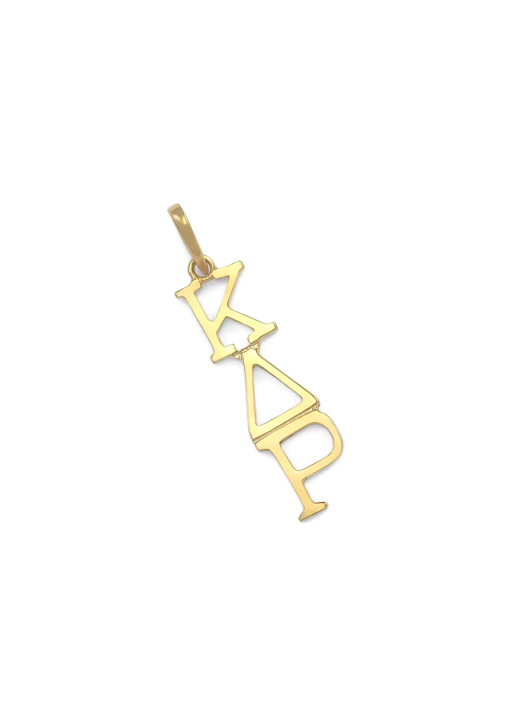 14k Solid Gold Kappa Delta Rho Lavaliere