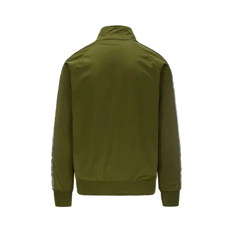 222 Banda Anniston Graphiktape Chaqueta Hombre Verde Kappa