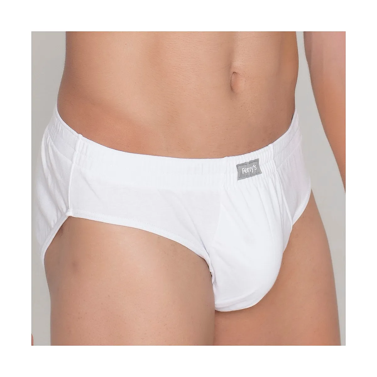 5403b RIBBED & PLAIN CLOSED BRIEF. THIN FABRIC