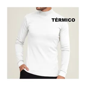 7447 TURTLE NECK LONG SLEEVE T-SHIRT IN THERMAL FABRIC