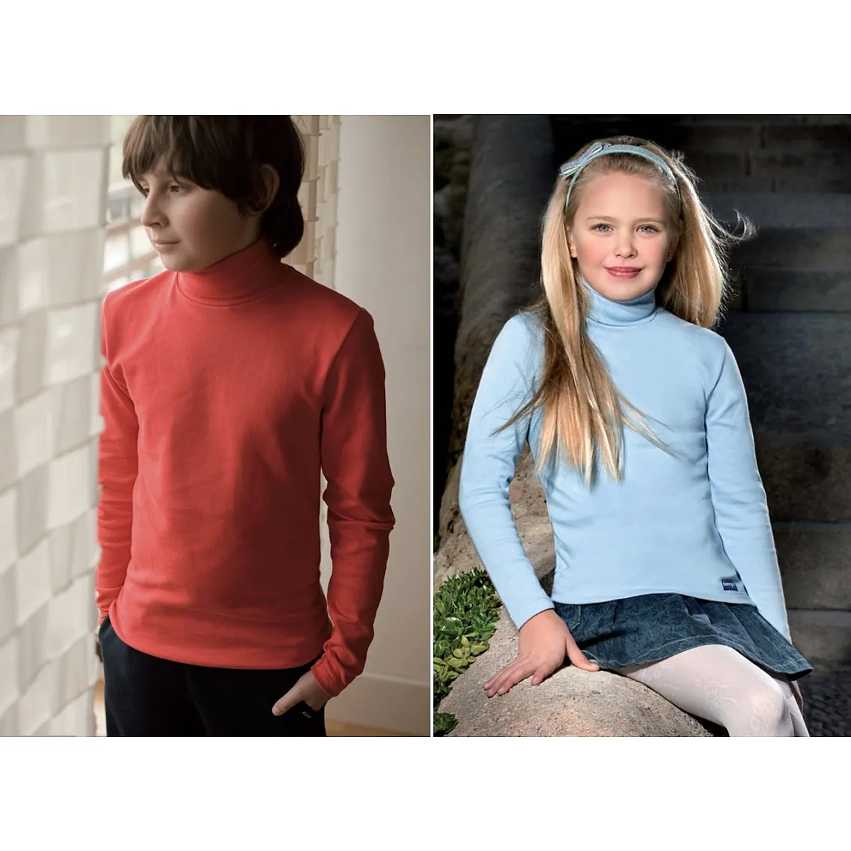 7740 TURTLENECK T-SHIRT. WINTER FABRIC