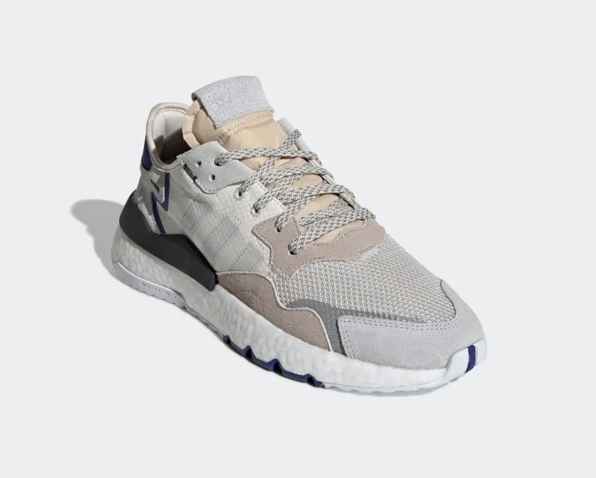 Adidas Nite Jogger Raw White Grey One Active Blue F34124