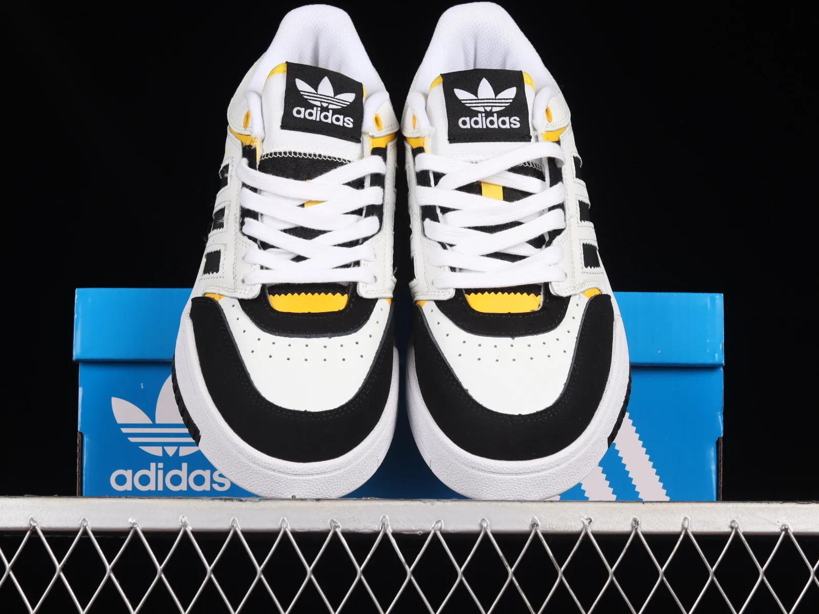 Adidas Originals Drop Step XL Low Cloud White Core Black Gold GW9727