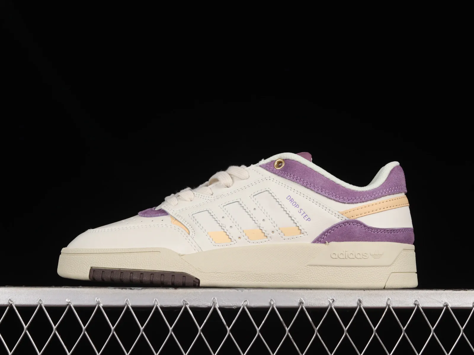 Adidas Originals Drop Step XL Low Cream White Purple GW9736