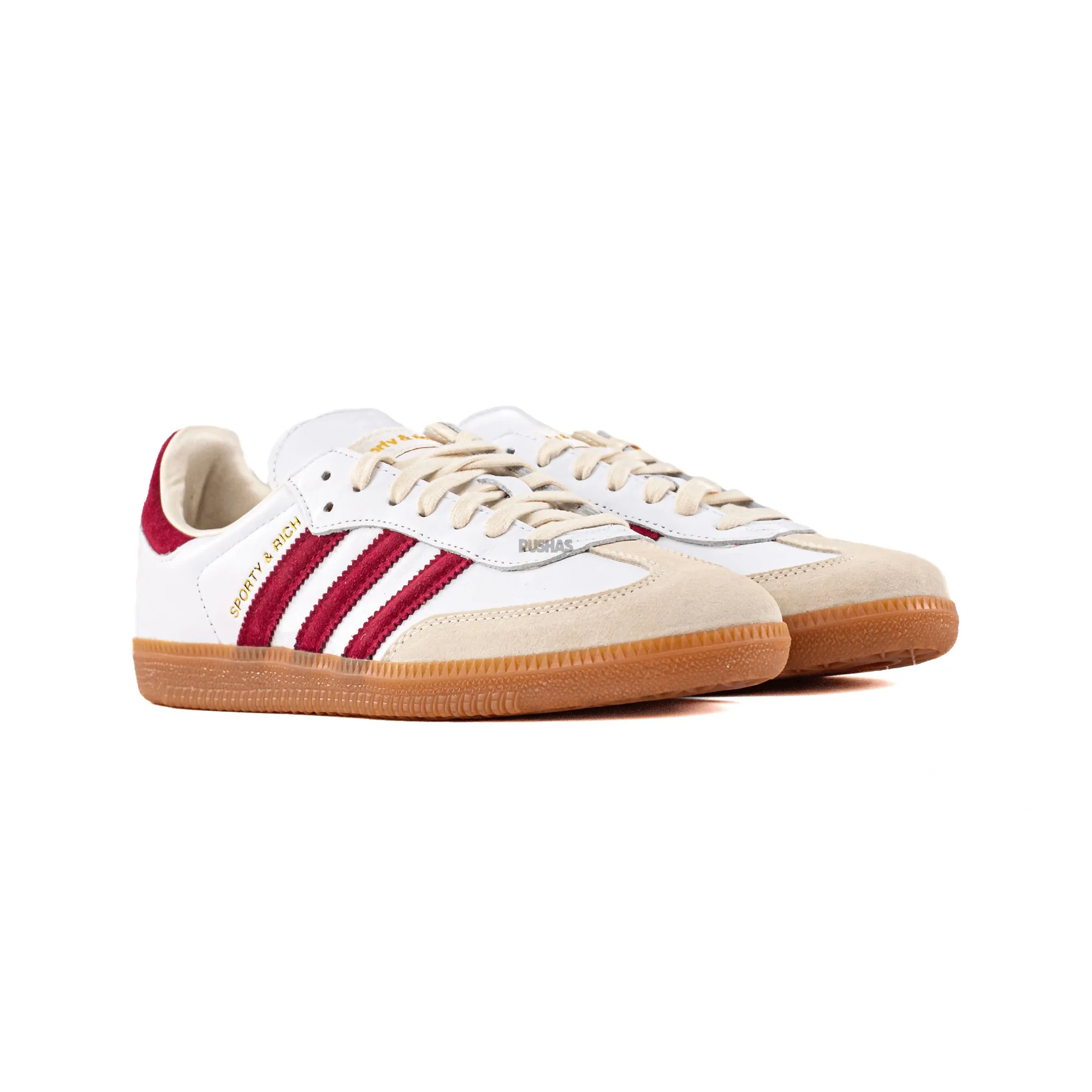 Adidas Samba 2023 White Collegiate Burgundy