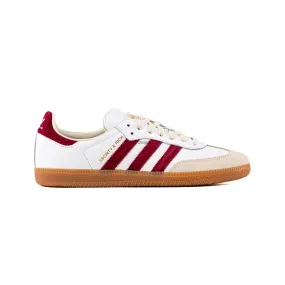 Adidas Samba 2023 White Collegiate Burgundy