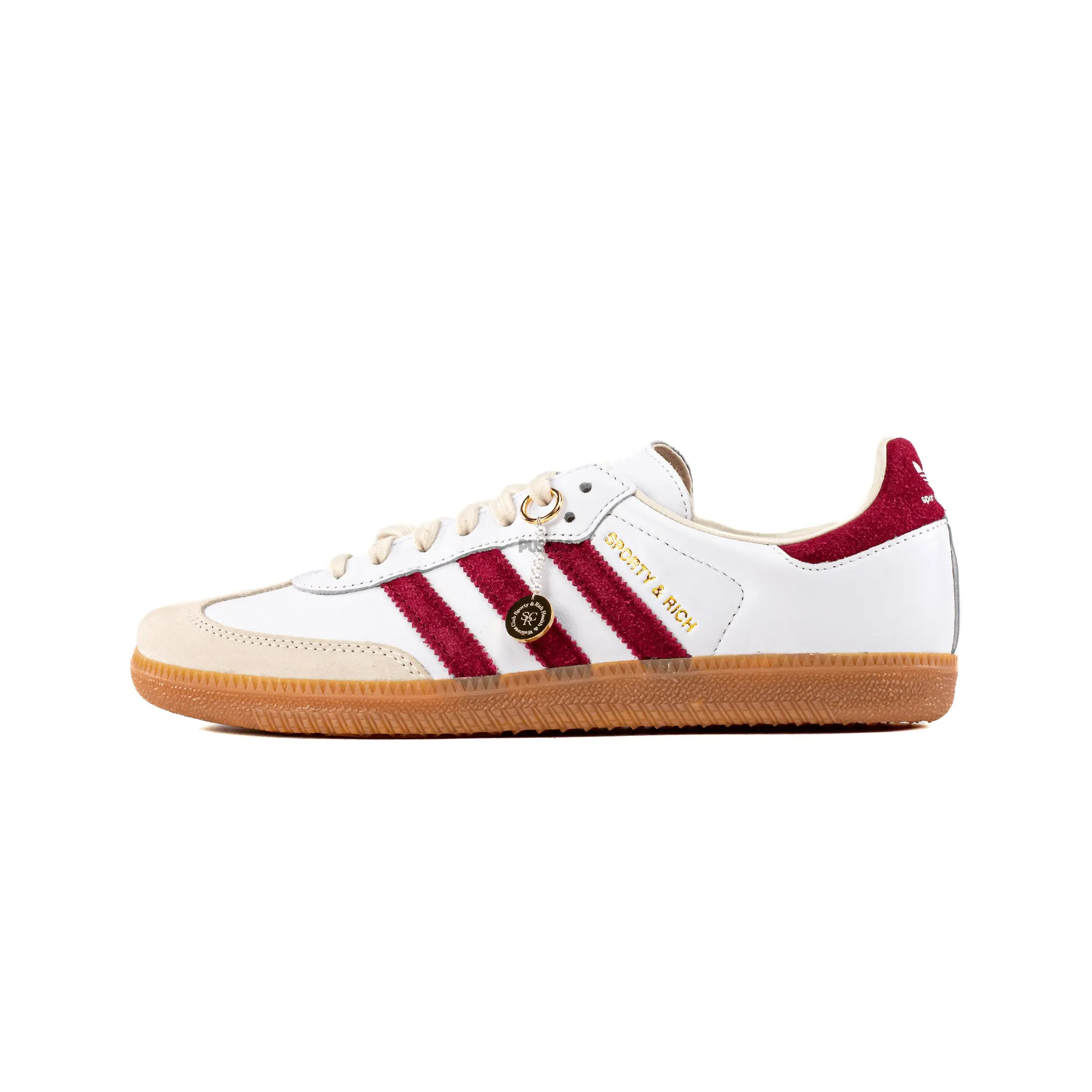 Adidas Samba 2023 White Collegiate Burgundy