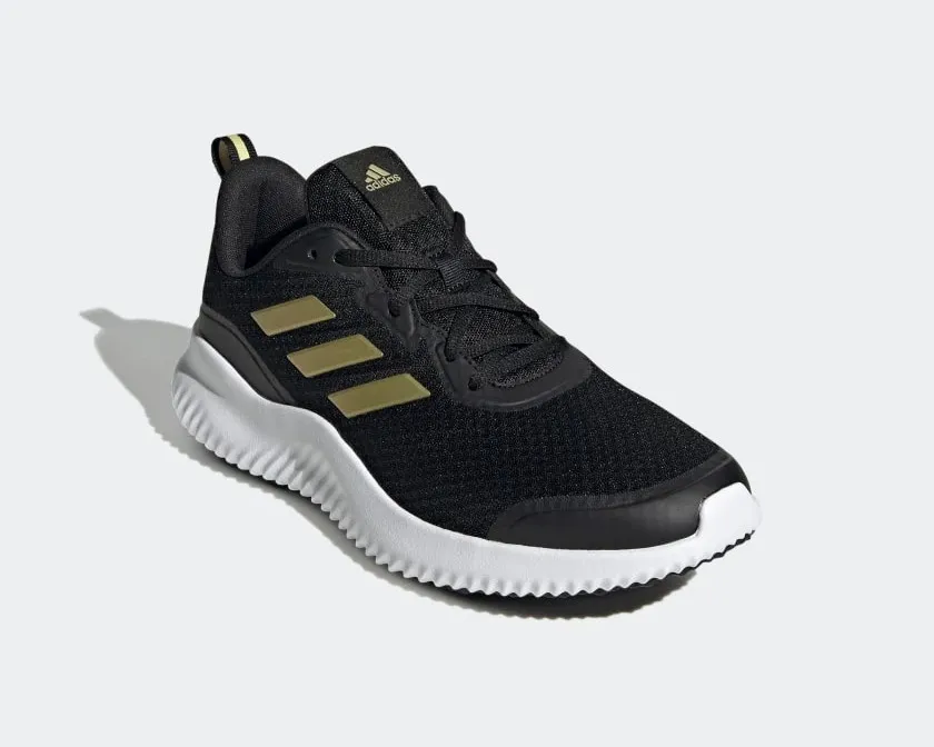 Adidas Tenis Alphacomfy Core Black Gold Metallic Cloud White GZ3464