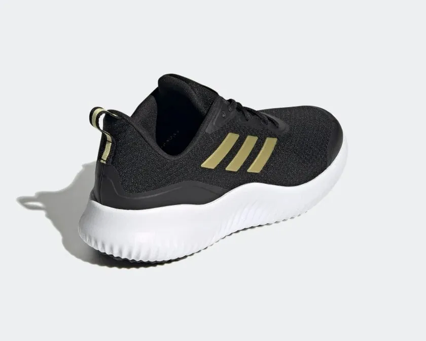 Adidas Tenis Alphacomfy Core Black Gold Metallic Cloud White GZ3464