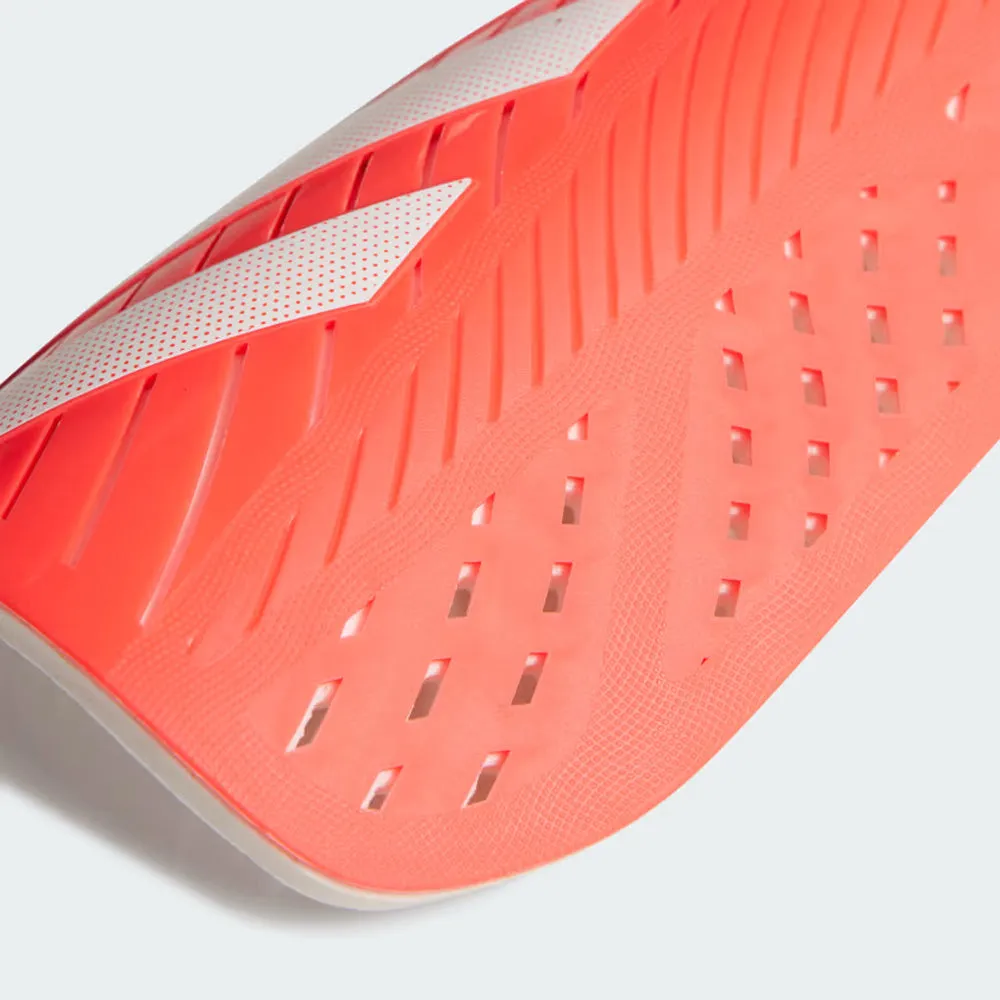 Adidas Tiro Club Shinguards  - Solar Red/White