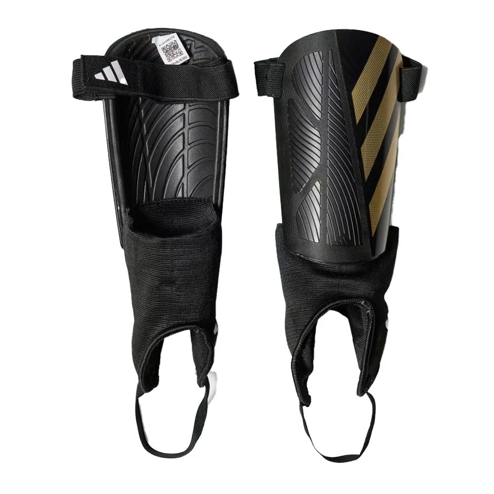 Adidas Tiro Match Shin Guards Black Gold Metallic White