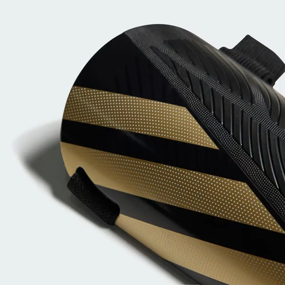 Adidas Tiro Match Shin Guards Black Gold Metallic White