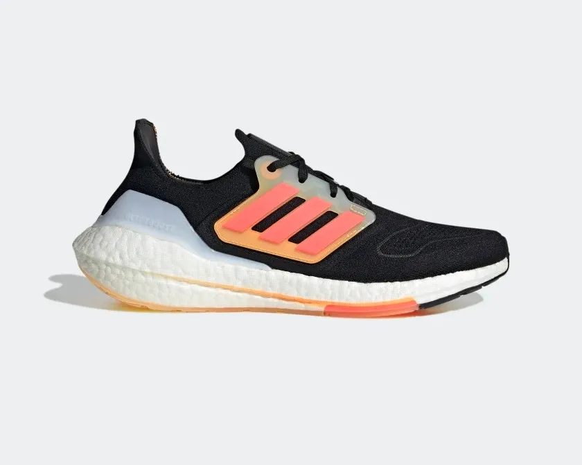 Adidas Ultraboost 22 Core Black Turbo Flash Orange GX5464