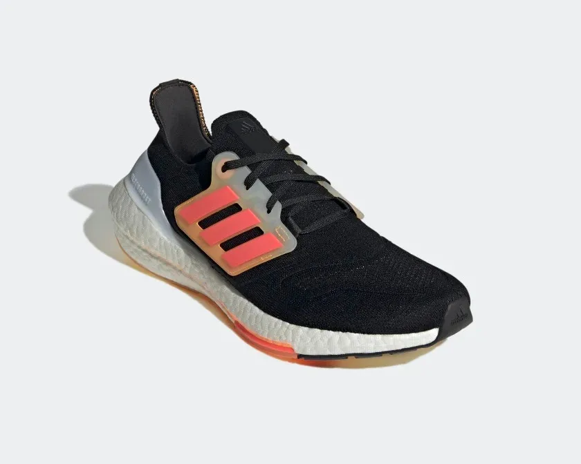 Adidas Ultraboost 22 Core Black Turbo Flash Orange GX5464