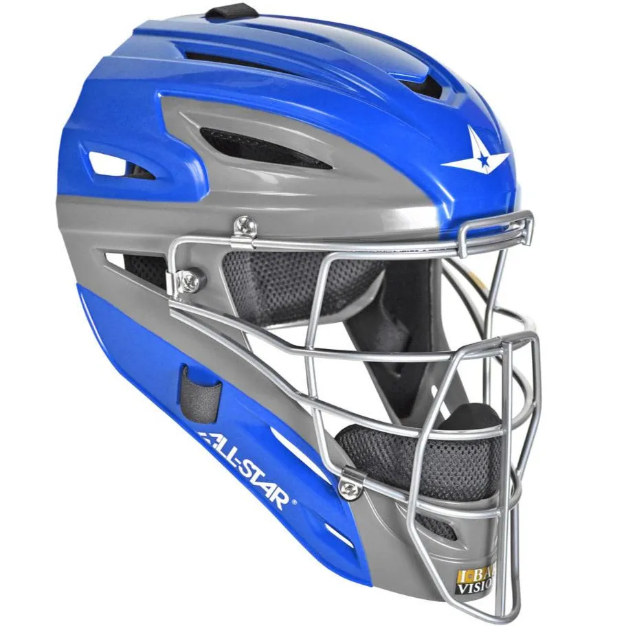 All Star System7 Axis Hockey Style Catcher's Helmet: MVP2500 / MVP2510