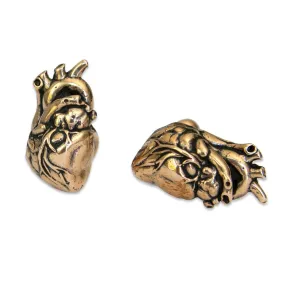 Anatomical Human Heart Cuff Links