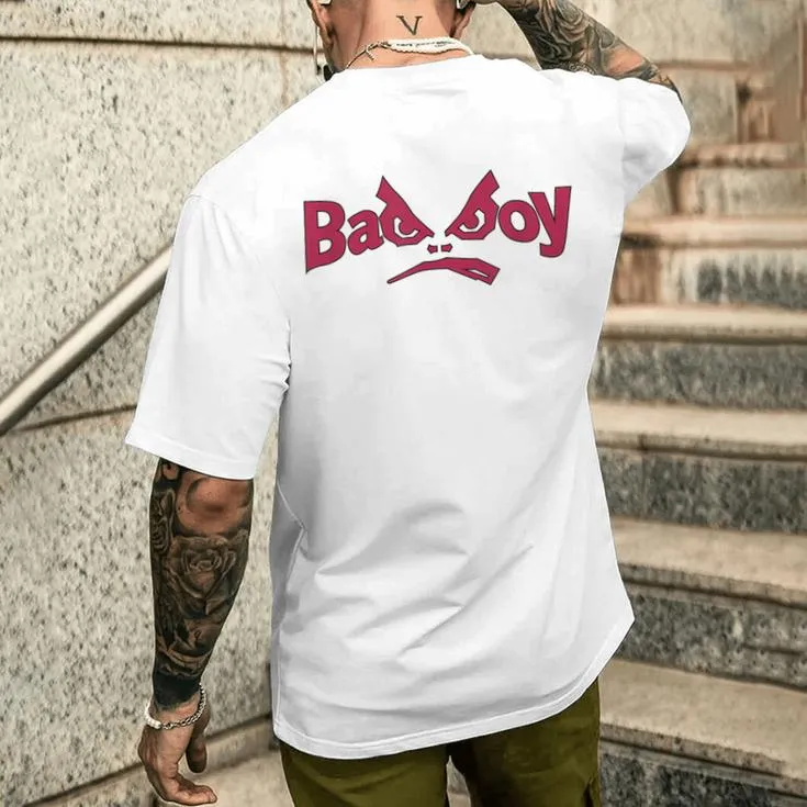 Bad Boy ed And Sold By Independent Artists Badboy Men's T-shirt Back Print