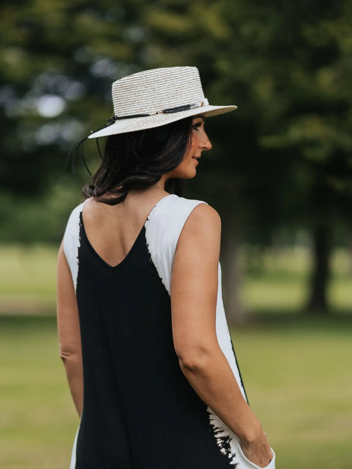 Beaded Straw Hat Kiera