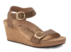 BIRKENSTOCK SOLEY LEATHER SOFT FOOTBED