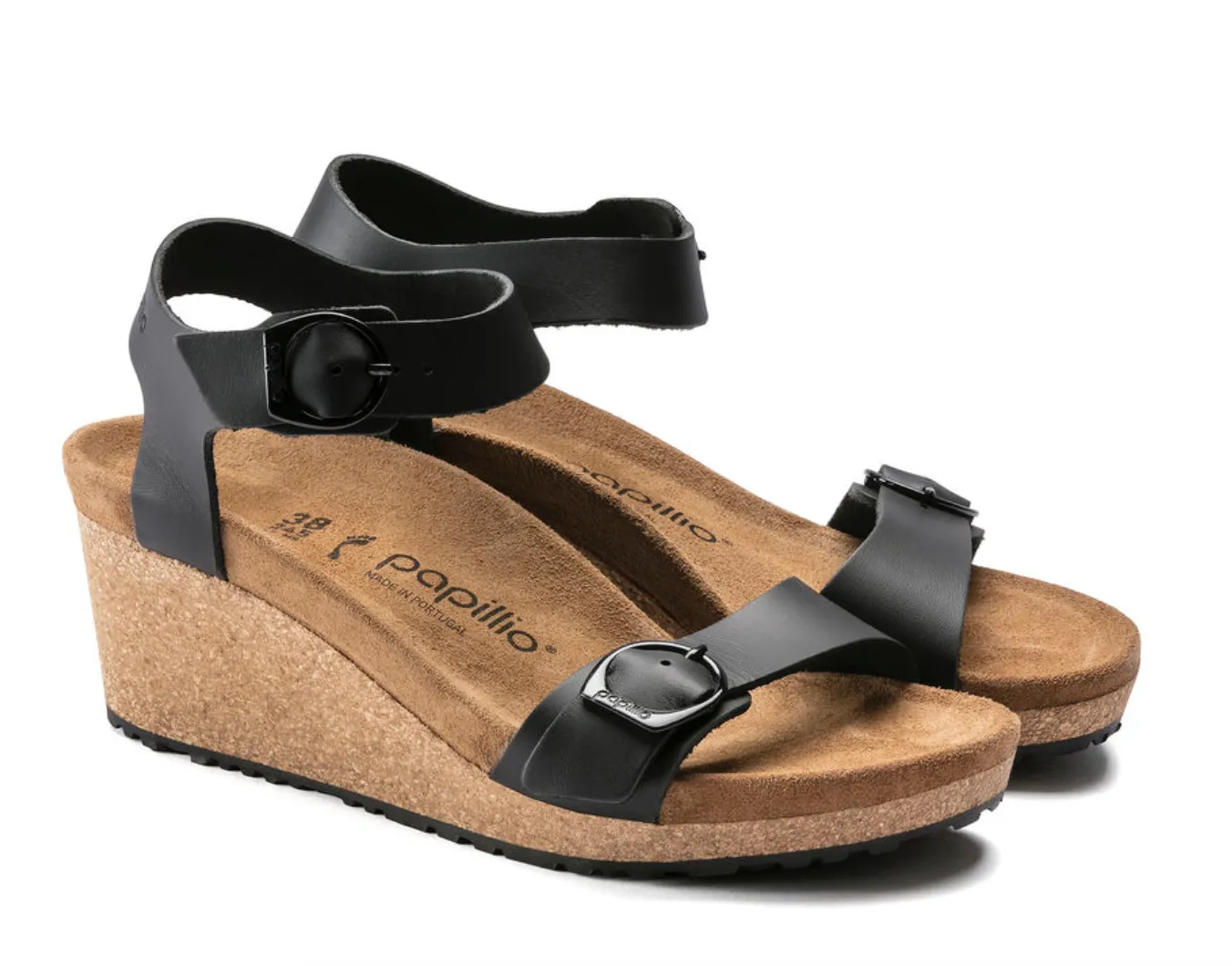 BIRKENSTOCK SOLEY LEATHER SOFT FOOTBED