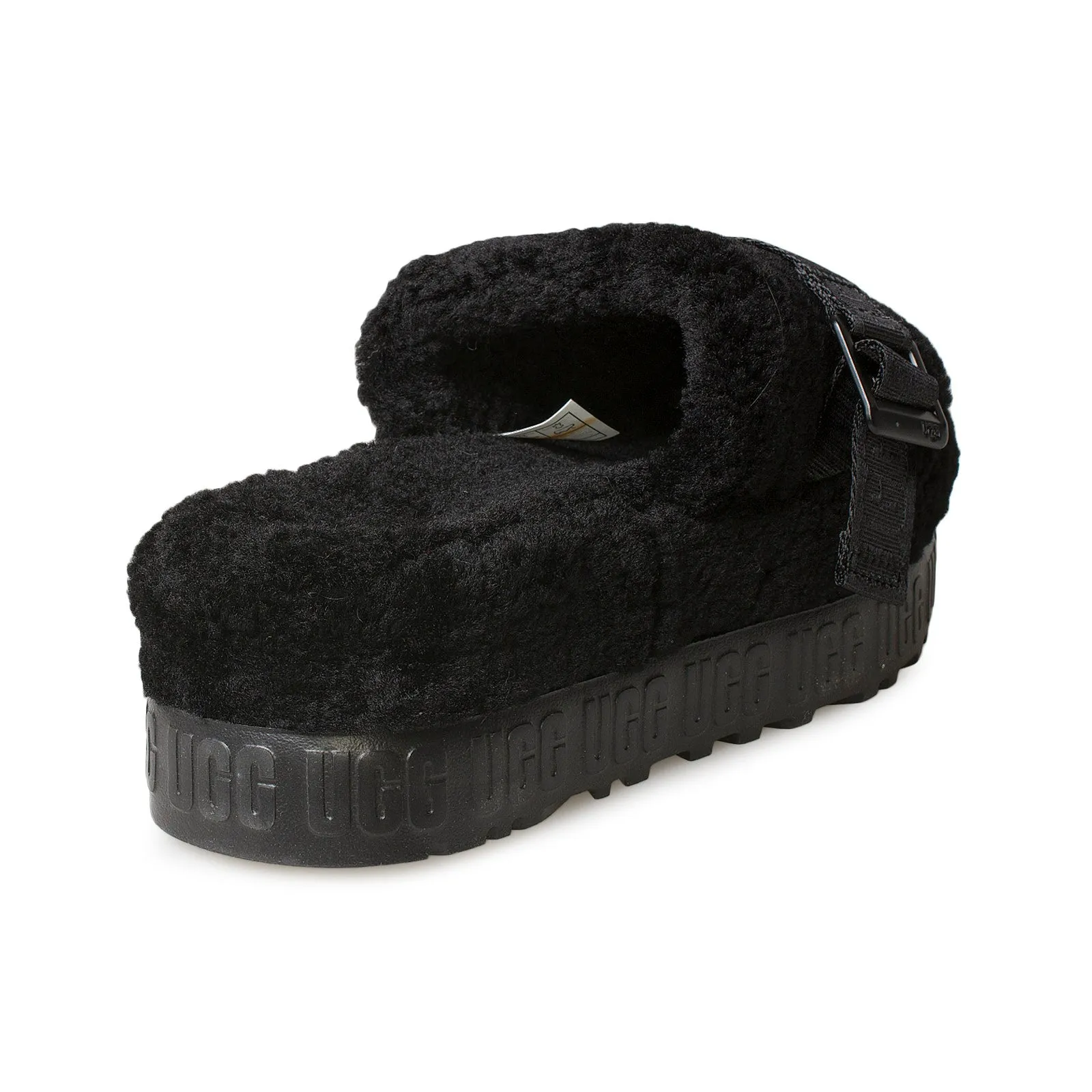 Black UGG Fluffita Women's Sandals