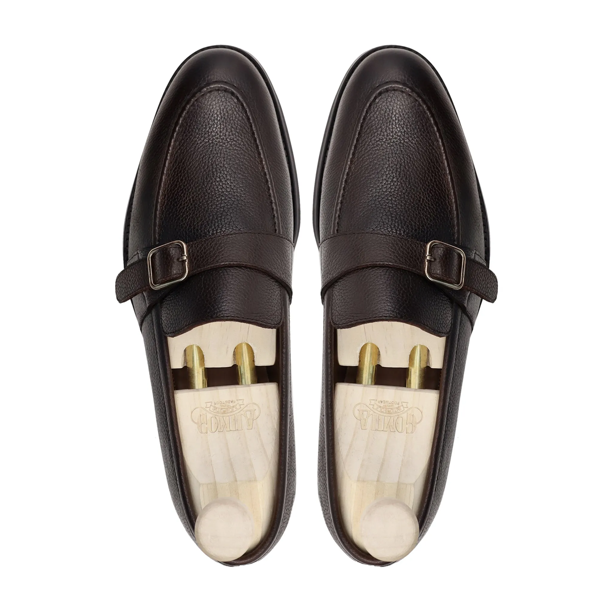 BRASILIA - DARK BROWN PEBBLE GRAIN LOAFER