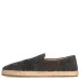 BRUNELLO CUCINELLI Weaved Suede Espadrille Loafers Grey