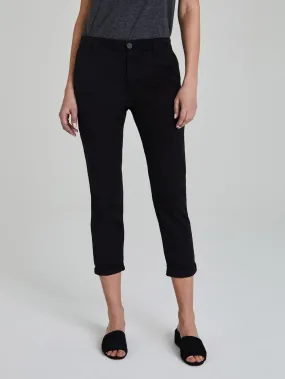 Caden Sateen Trouser Pant - Black