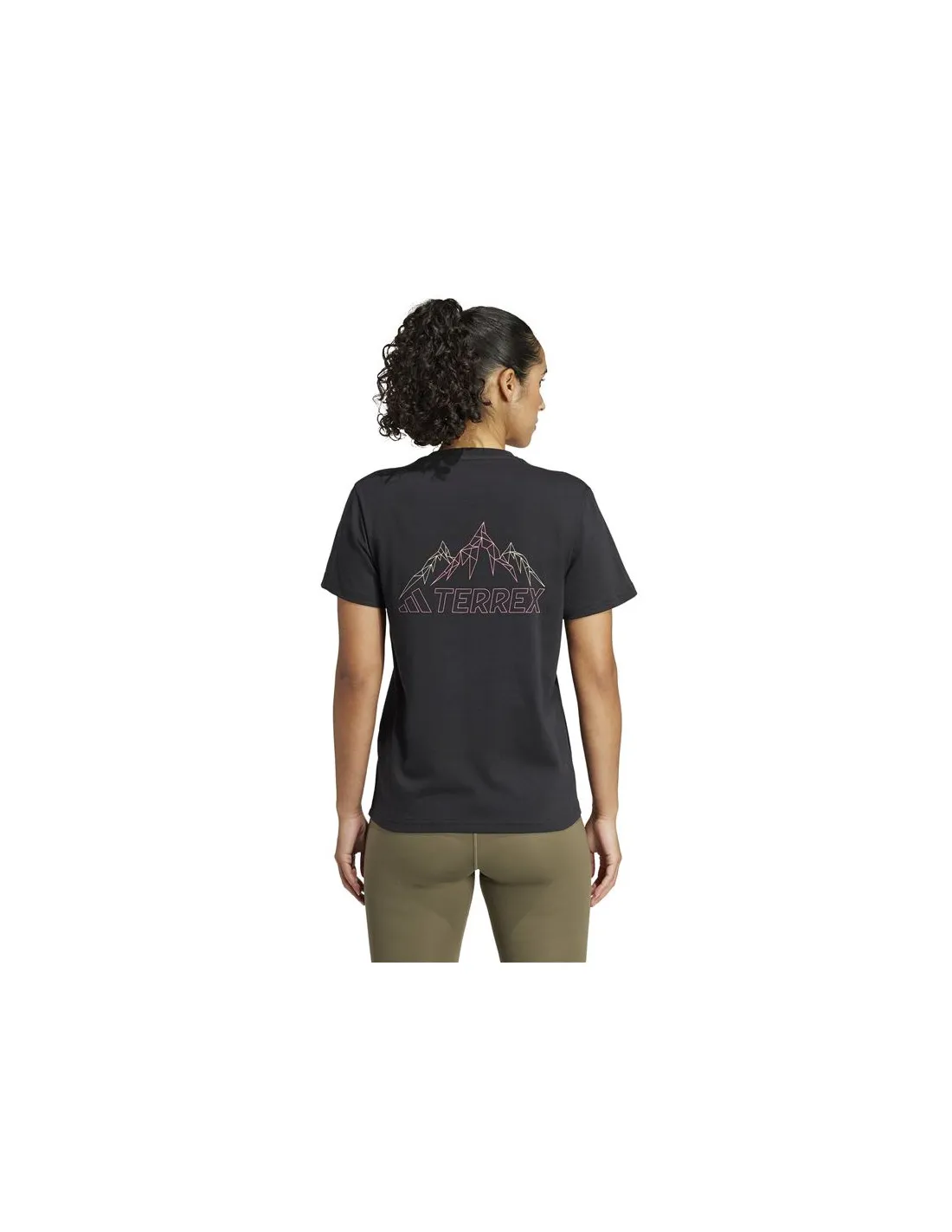 Camiseta de Montaña adidas Terrex Graphic Mujer Negro