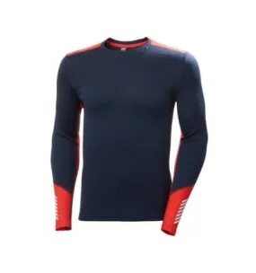 Camiseta Helly Hansen Lifa Merino Midweight Crew (Navy) Hombre