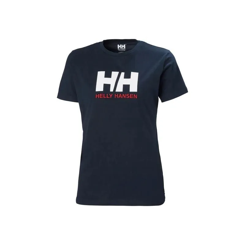 Camiseta Helly Hansen Logo T-shirt (Navy) Mujer