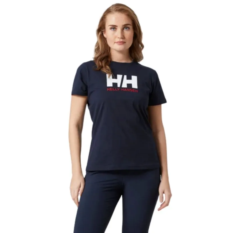 Camiseta Helly Hansen Logo T-shirt (Navy) Mujer