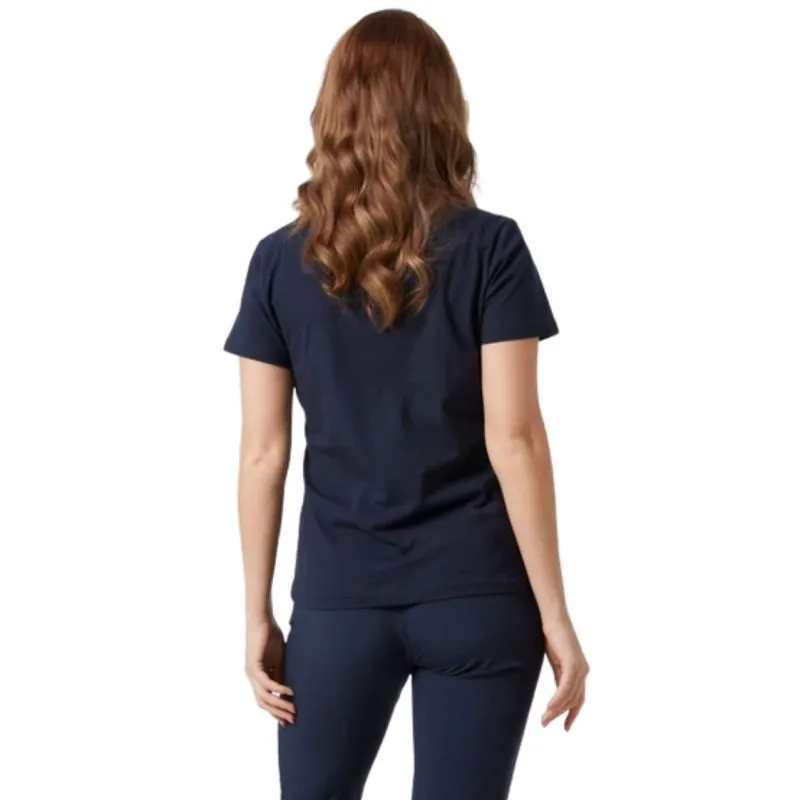 Camiseta Helly Hansen Logo T-shirt (Navy) Mujer