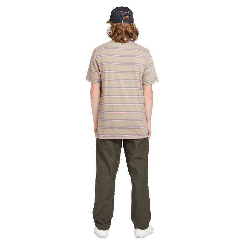 Camiseta Volcom: V Ent Hockey Dad Crew SS (Light Khaki)