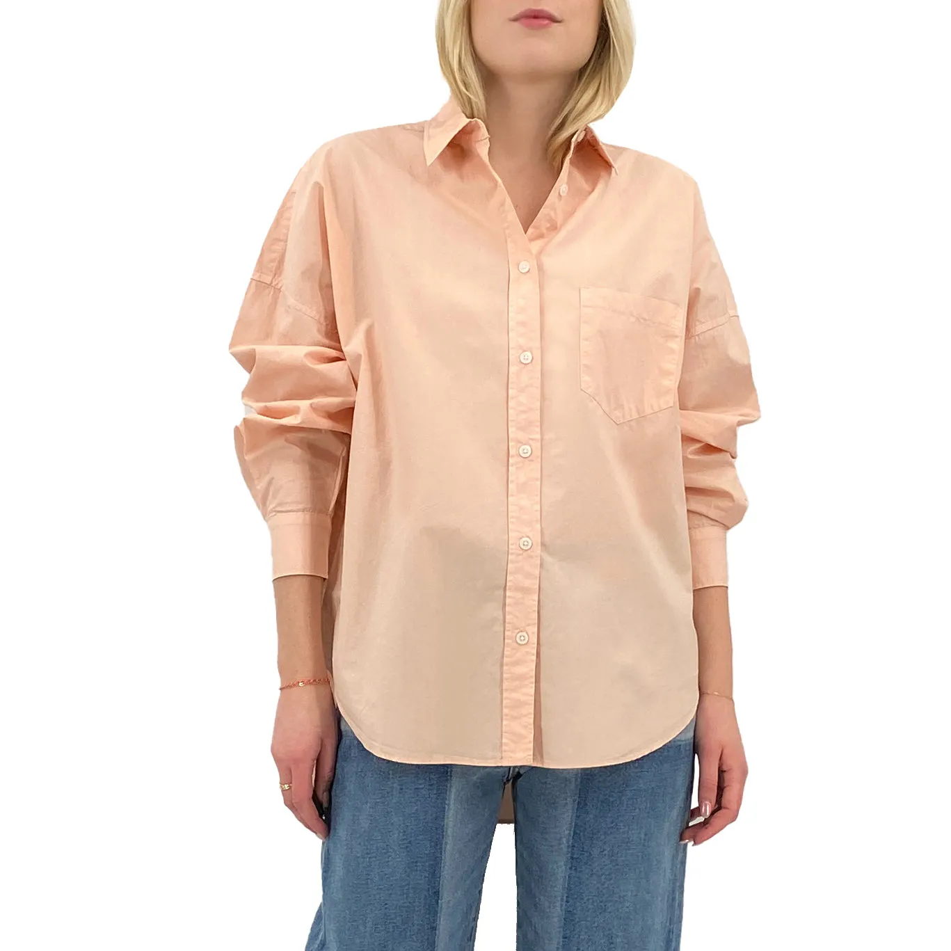 Classic Chiara Shirt in Pink Clay