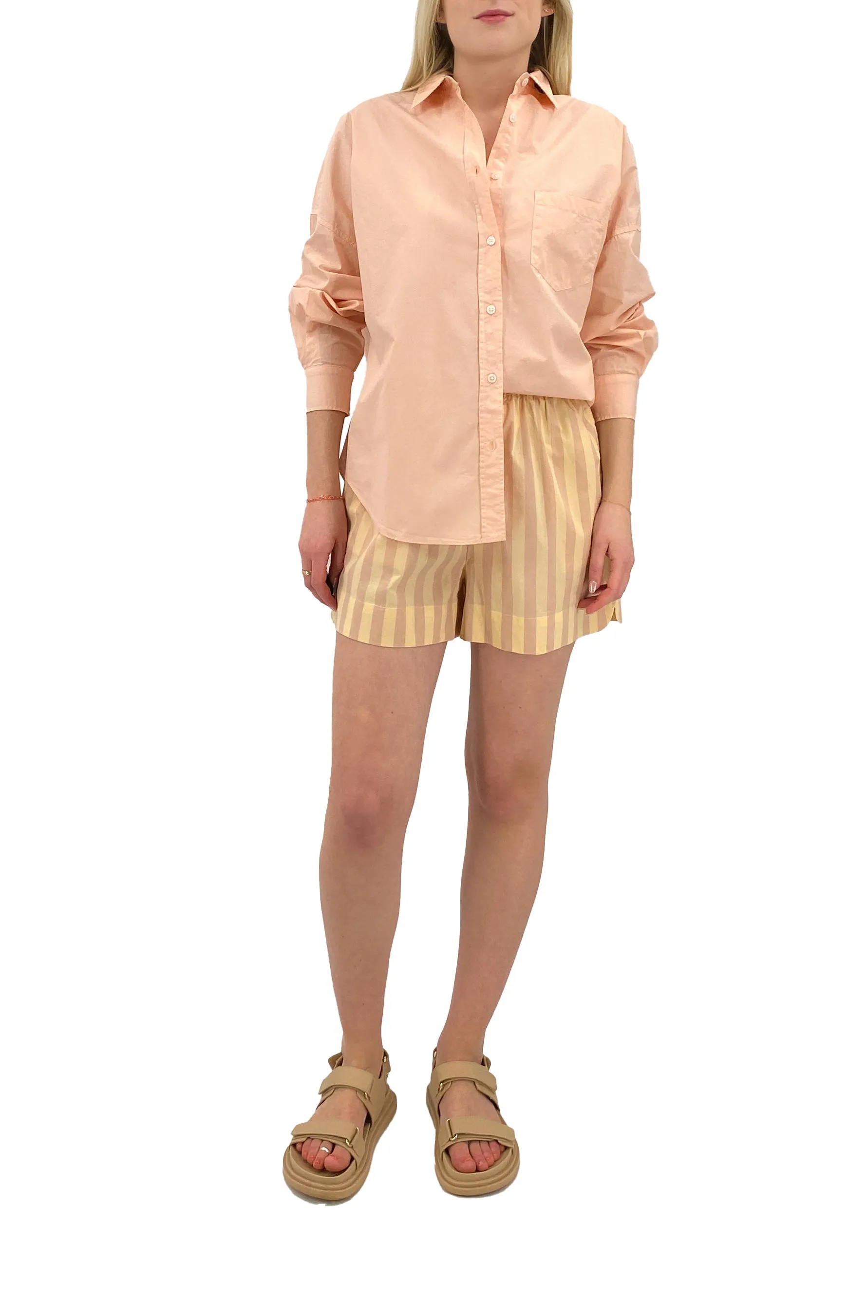 Classic Chiara Shirt in Pink Clay