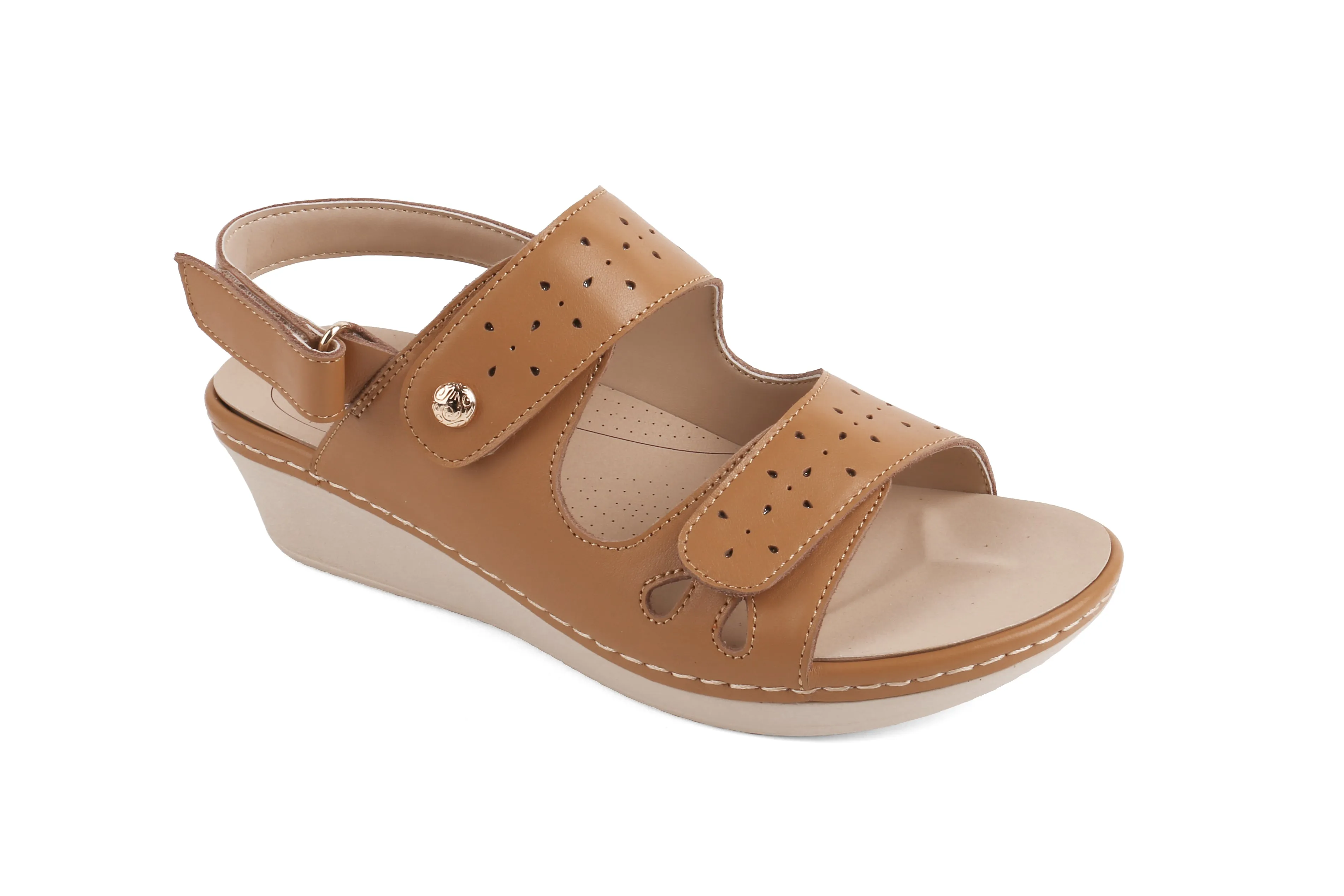 DR.KONG WOMEN REMOVABLE INSOLE SANDALS DK-S8000424E3-BRN(RP : $189)