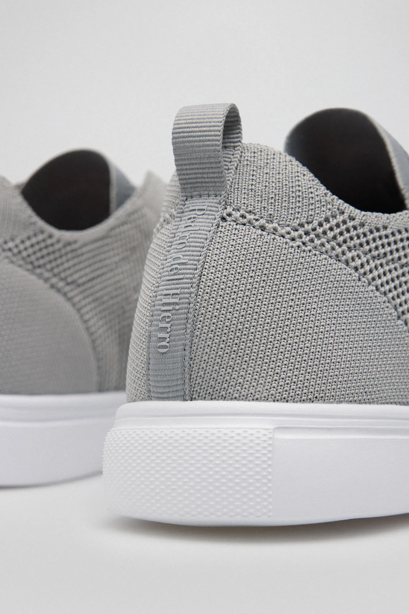 Fabric lace-up trainer