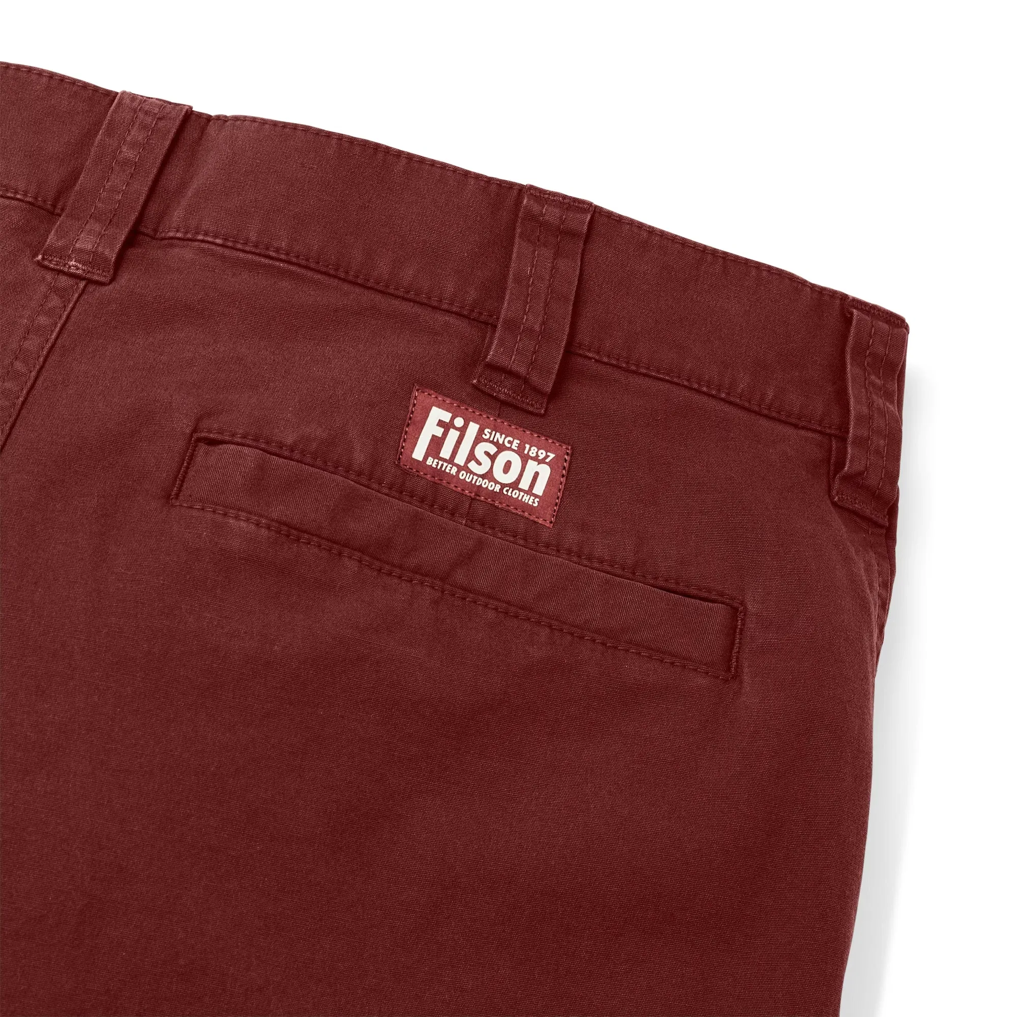 Filson Granite Mountain 9 Shorts - Madder Red | Shop Now