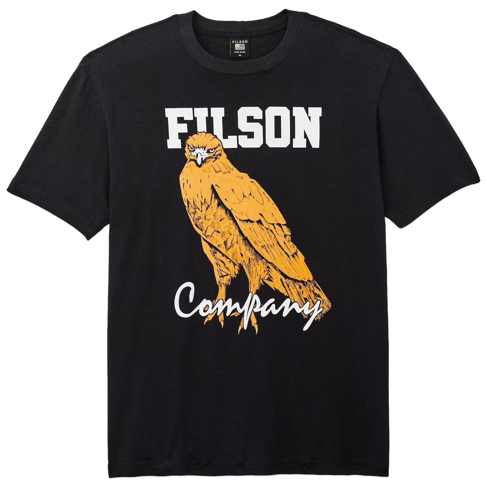 Filson SS Pioneer Bird Of Prey T-Shirt - Black - Shop Now