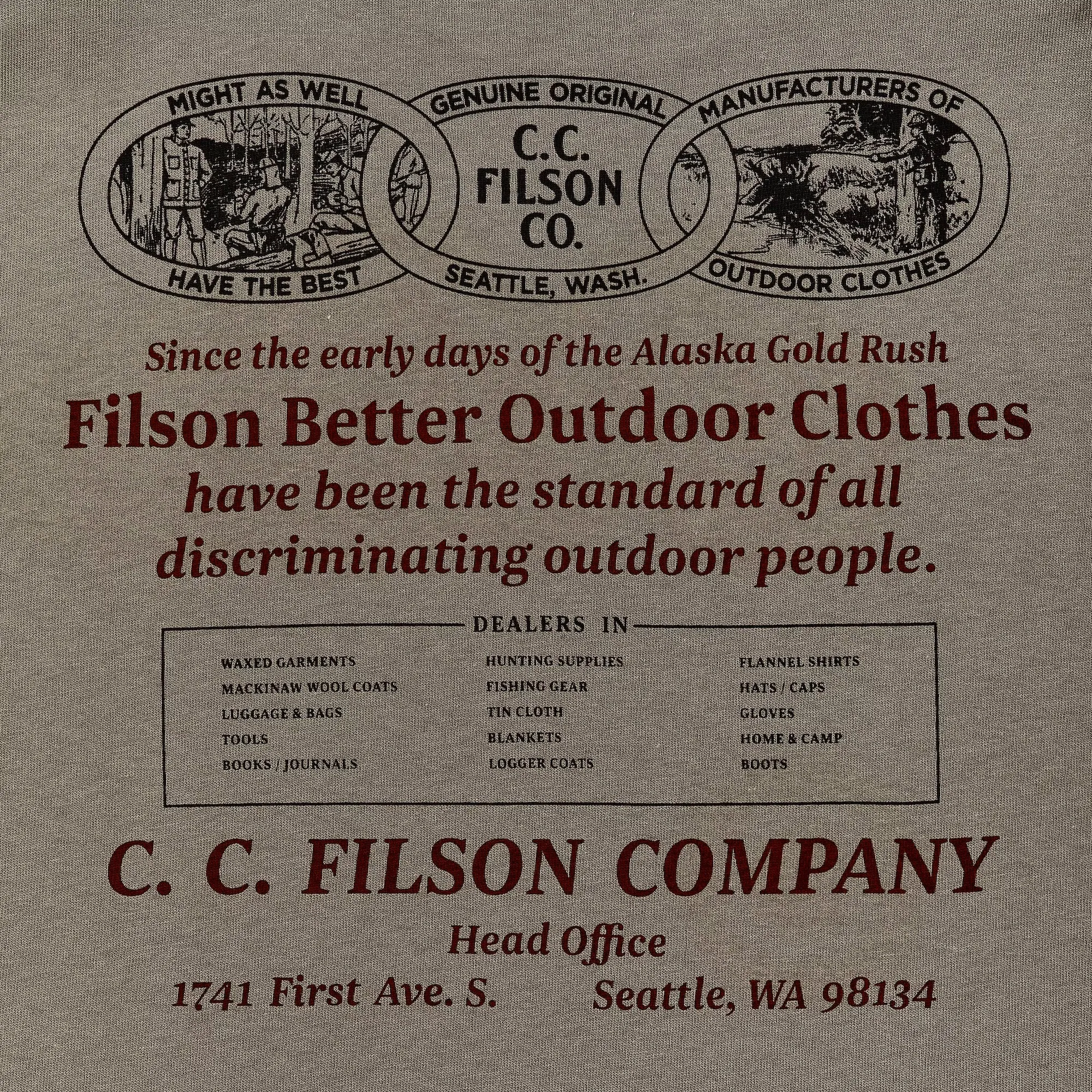 Filson SS Pioneer Graphic Tee - Morel / Chainlink