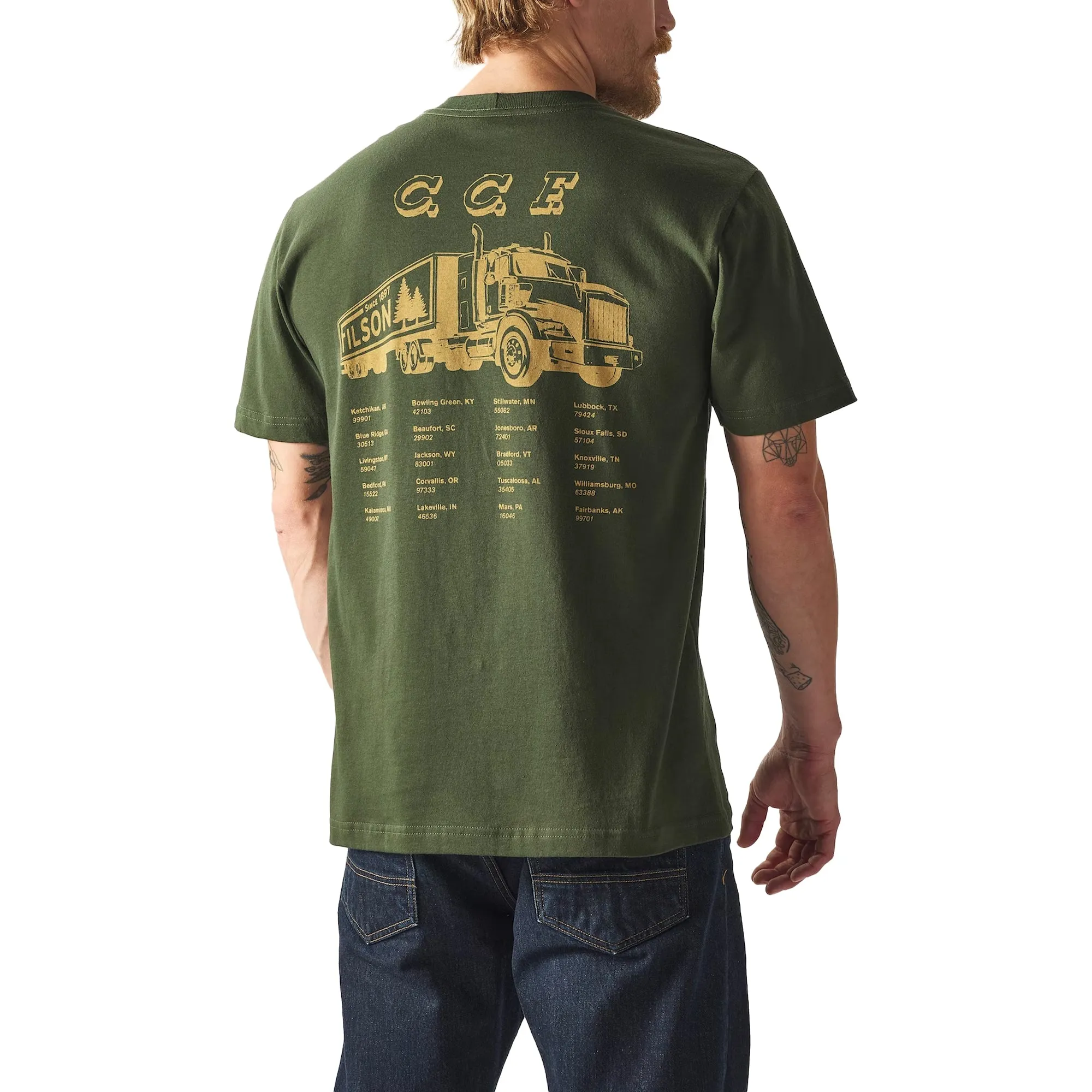 Filson T-Shirt - Dark Timber / Long Hauler