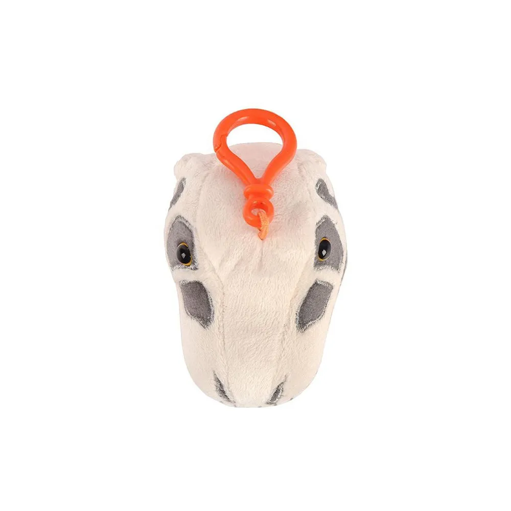 Fuzzy Fossils T. Rex Skull Plush Keychain