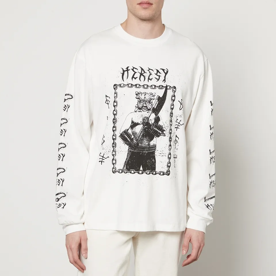 Heresy Heavy Cotton-Jersey T-Shirt - S | Coggles