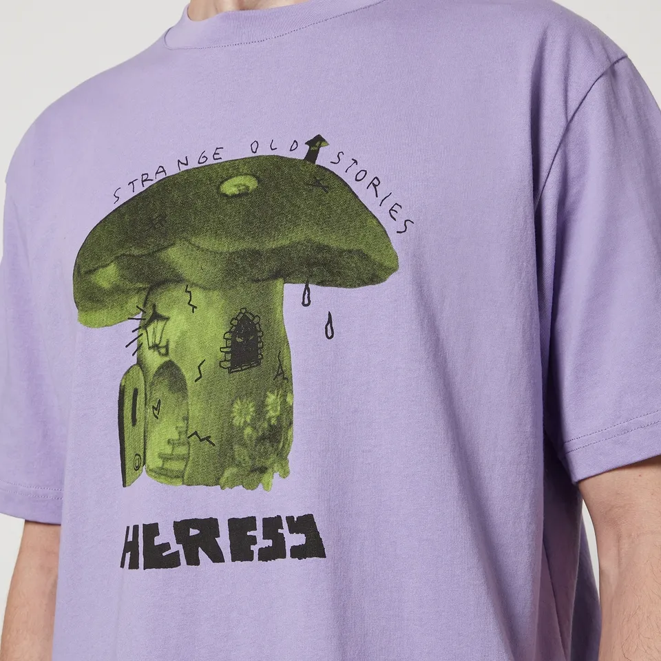 Heresy Shroom Room Cotton-Jersey T-Shirt - L | Coggles