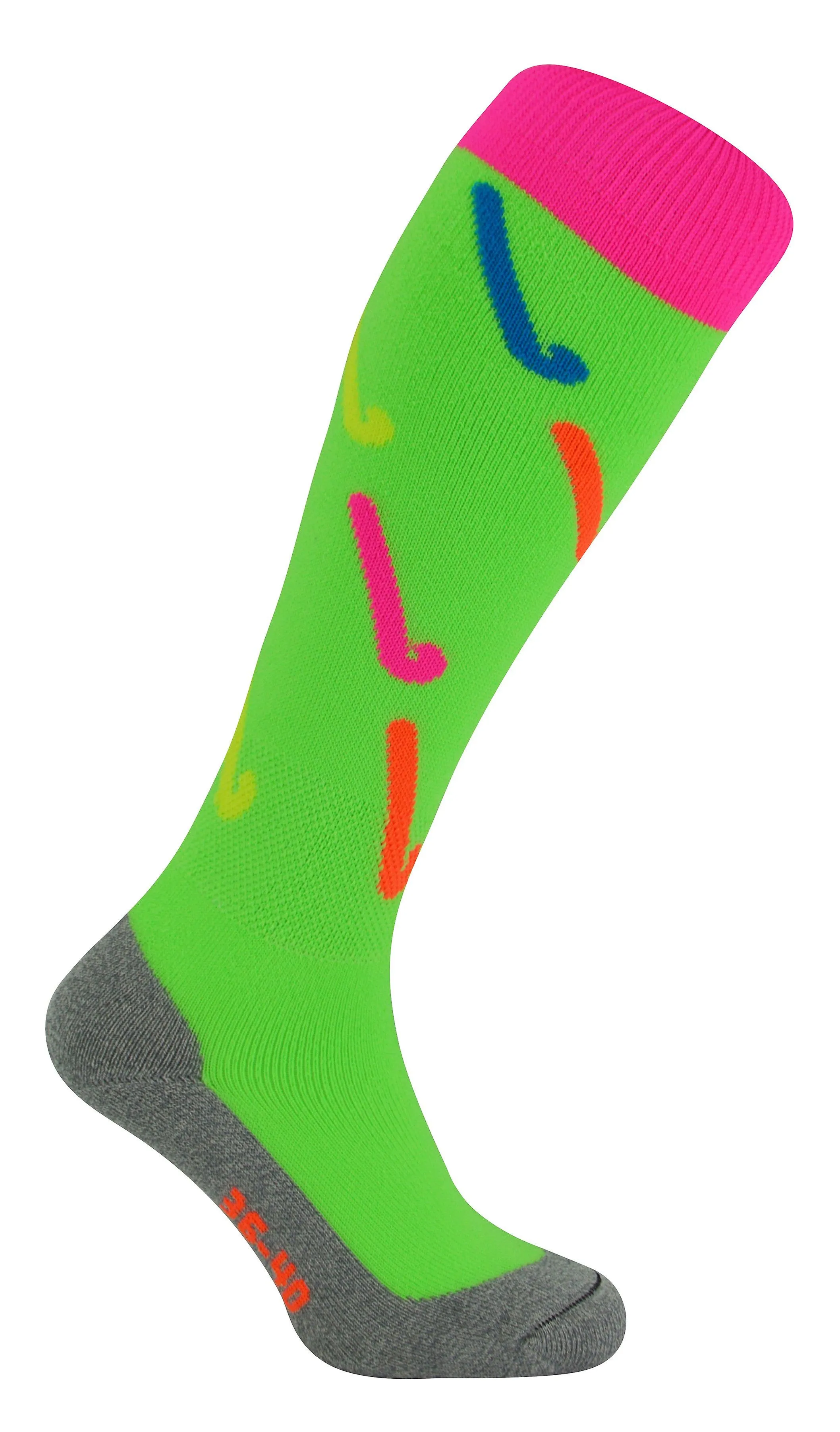 Hockey socks with hockey stick designs | hingly