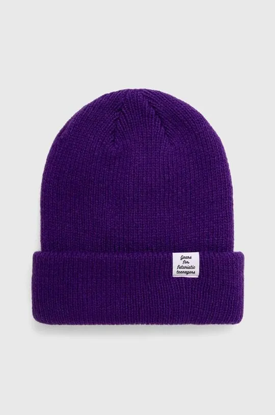 Human Made beanie Classic Beanie violet color HM26GD020