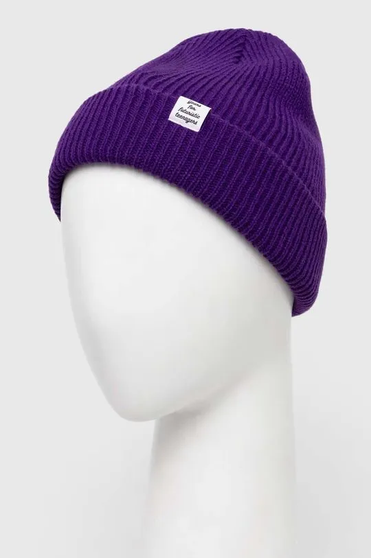 Human Made beanie Classic Beanie violet color HM26GD020