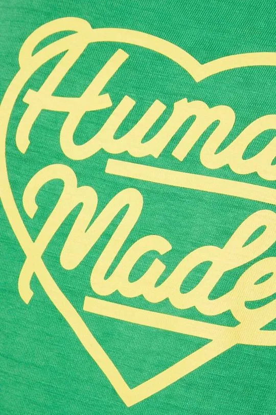 Human Made cotton t-shirt Color men’s green color with a print HM27CS007