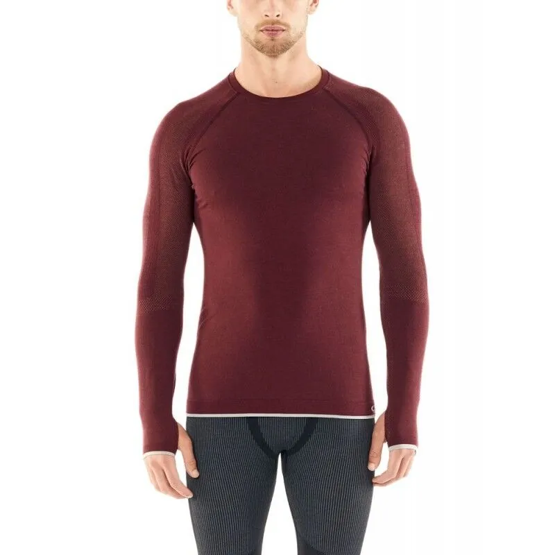 icebreaker  Mens 200 Zone Seamless LS Crewe - Intimo lana merinos - Uomo